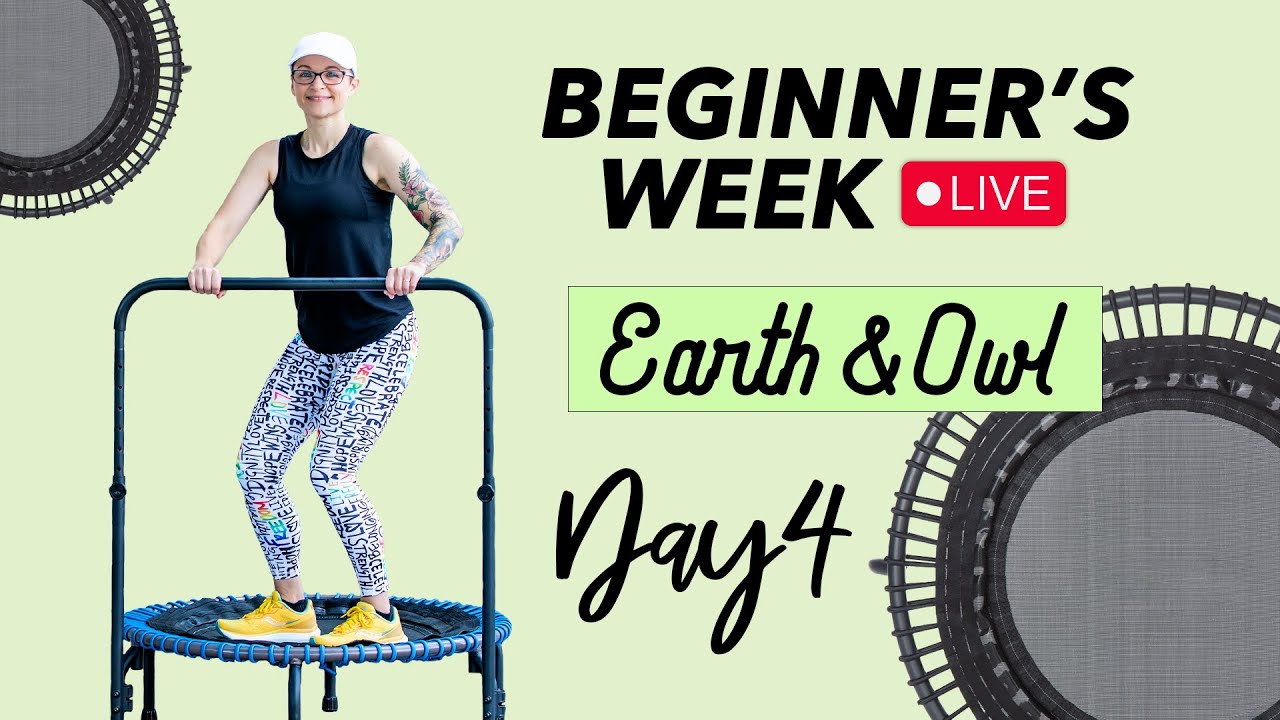 Gentle 15 Minute Rebounder Workout Senior Friendly // DAY FOUR Beginner's Week