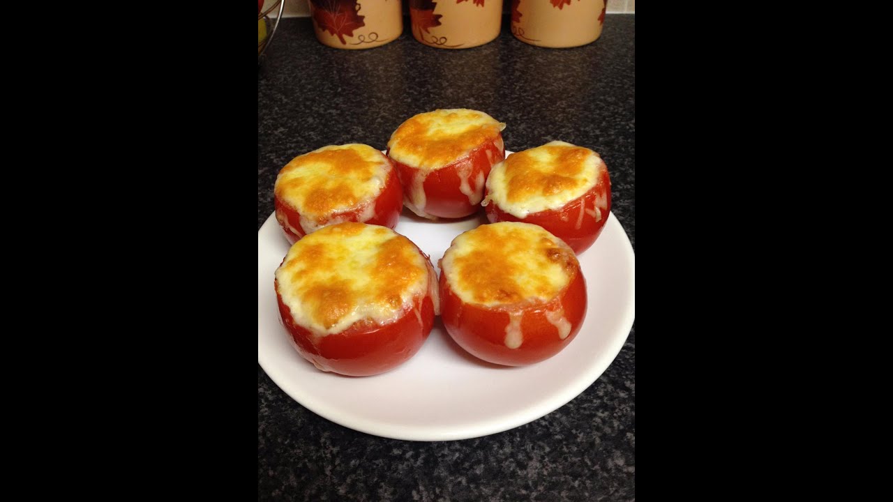 Сколько запекать помидоры в духовке