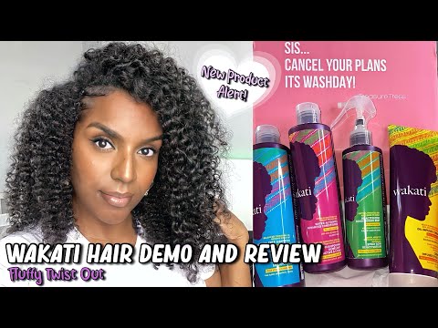 WAKATI HAIR DEMO AND REVIEW | Fluffy Twist Out | Treasure Tress March Box ?