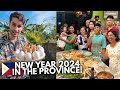 Celebrating new year 2024 with my filipina wifes family in the province 
