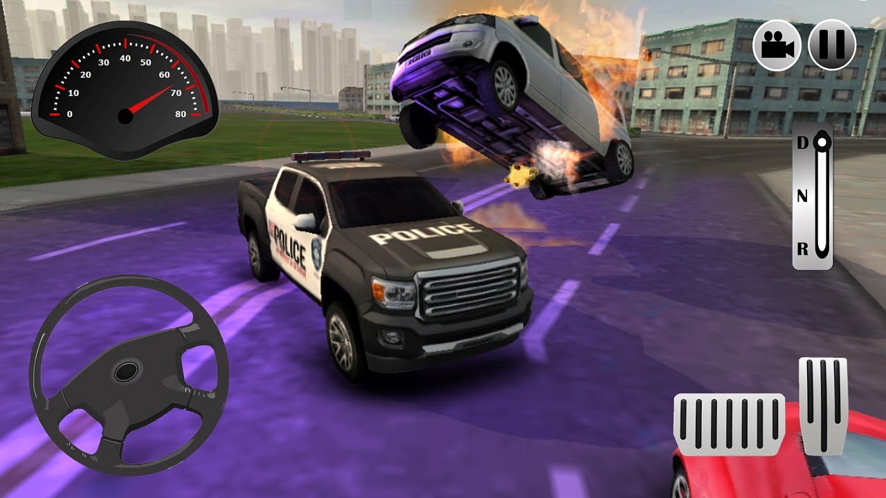 POLICE VS THIEF 3 Gameplay / Android Police Game - Police Car driving game