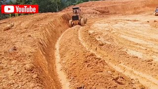 FORMATION OF ROAD BODY AND SLOP CLIFF USING MOTOR GRADER