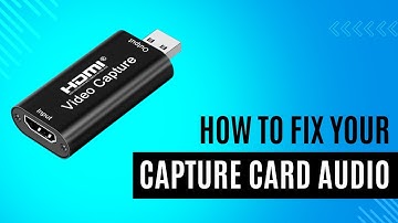 How to fix your capture card audio from cutting out/crackling - Earkings HDMI video capture