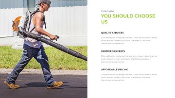 Garden Maintenance Website Design