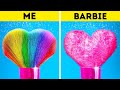 COOL MAKEOVER BEAUTY HACKS || New Awesome Hairstyle For Doll! From Nerd To Popular By 123GO! Genius