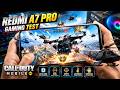 REDMI A7 PRO Call of Duty Mobile Gaming test CODM | Unisoc T7250, 120Hz Display