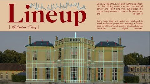 Match move | VFX Showreel | 3d Equalizer lineup