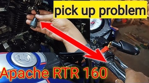 Apache RTR 160 BS4 starting problem and pick up problem solve