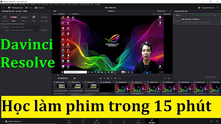 Phần mềm xử lý phim chuyên nghiệp