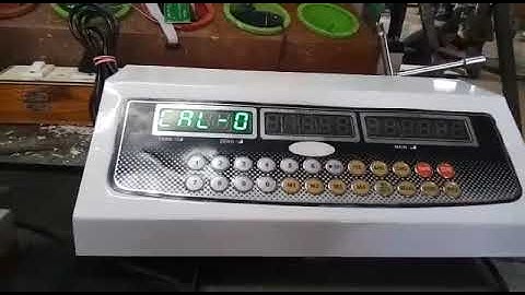 PRICE DISPLAY WEIGHING SCALE CALIBRATION PROCESURE