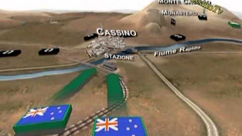 Dove è stato girato la battaglia di Cassino?