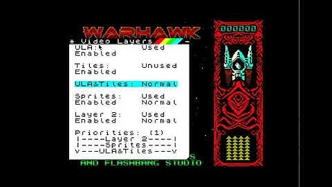 ZEsarUX emulator - Reveal TBBlue Layers