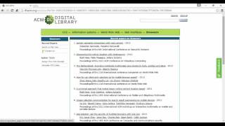 ACM classification system