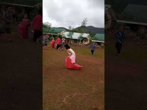 sack race @ Ferdinand Elementary school