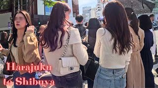 Harajuku to Shibuya Tokyo walk tour　【4K】5.2023-20