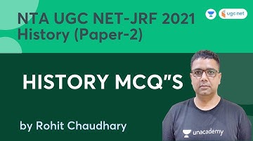 HISTORY MCQ"S  | JRF MCQs 30 Days Course | NTC UGC NET-JRF 2021 | Rohit Chaudhary