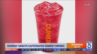 Dunkin unveils its new caffeinated energy drinks lineup months after Panera’s Charged Lemonade contr