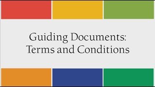 Terms and conditions