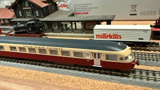 Marklin 88730 RAe TEE II Passenger Train Test Run at z.scale.hobo 08.25.2026