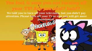 Eclipse reacts to Tooned In Nickelodeon Anti-Piracy Screen