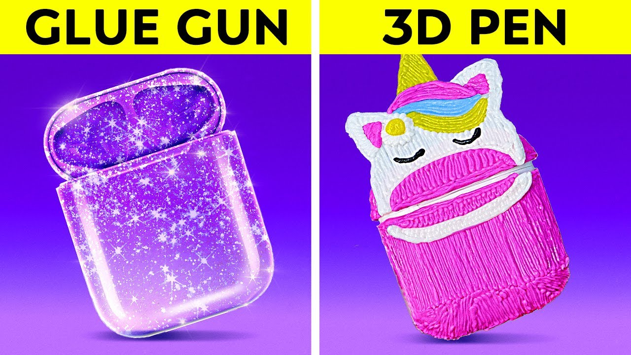 HOT GLUE GUN vs 3D PEN, Amazing DIY Crafts And Hacks