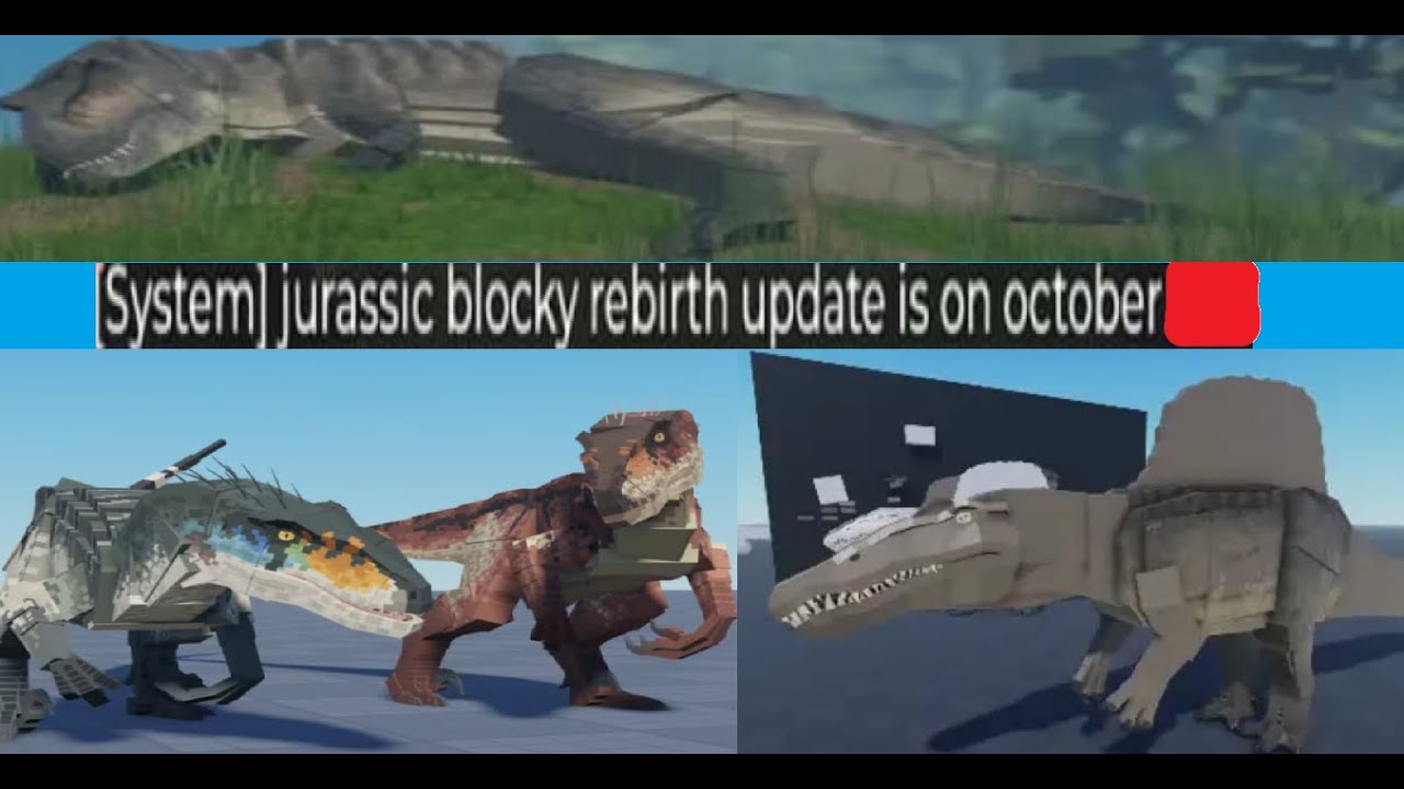 "NEW REMODEL DINOSAURS 🦖🔥 + UPDATE RELEASE DATE REVEAL! 😱 | Jurassic ...