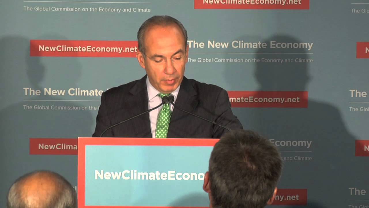 climate change projections The New Climate Economy | Felipe Calderón