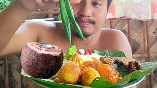 Traditional curry Onla kharwi || egg gravy, fish fry, coconut water || np vlogs