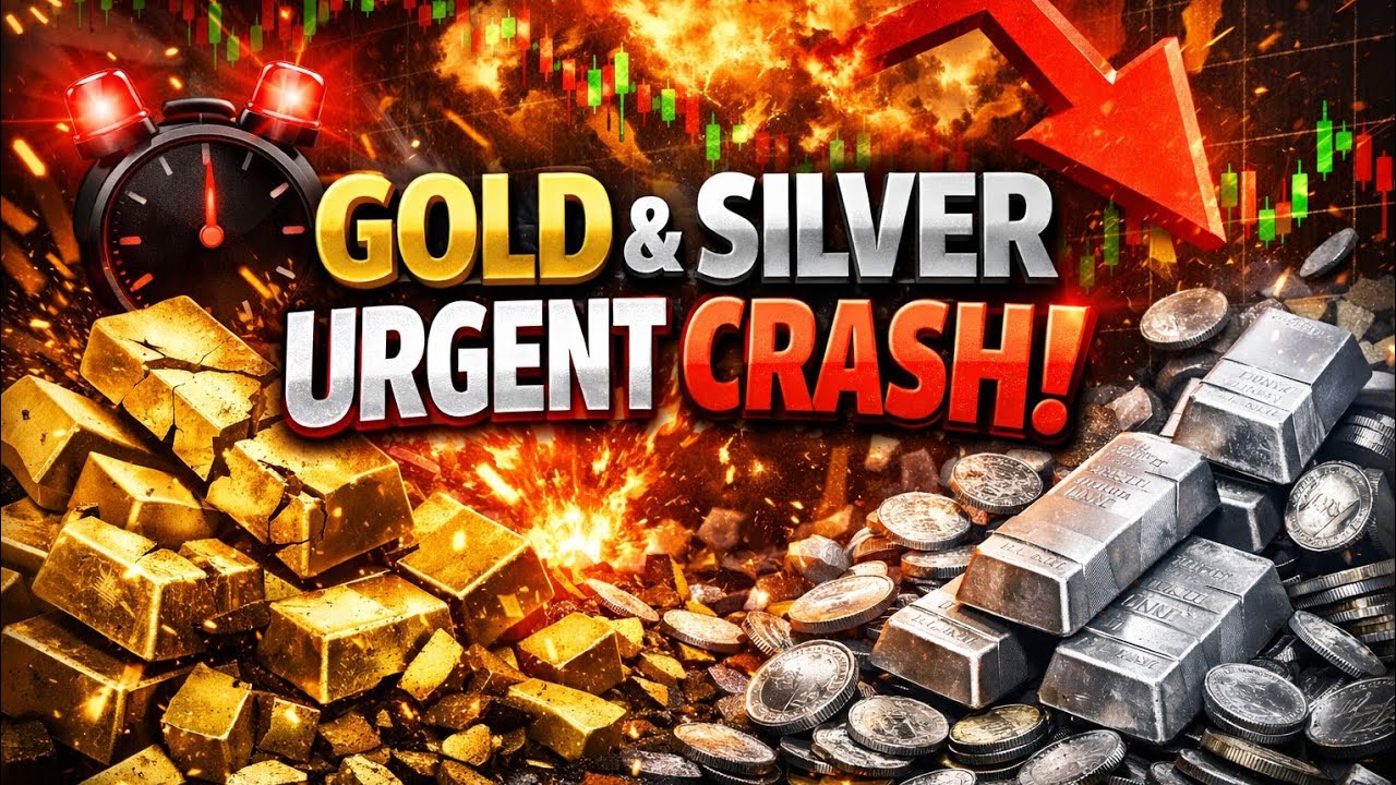 Gold & Silver Crash Using ICT Concepts