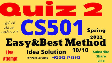 cs501 quiz 2 solution spring 2022 cs501 quiz2 spring 2022 cs501 quiz 2 correct answers cs501 quiz2