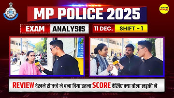 MP POLICE CONSTABLE EXAM ANALYSIS 2025 MP POLICE CONSTABLE EXAM REVIEW 2025 MP POLICE CONSTABLE 2025