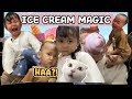 SHAKILA DAN ADIK BELI ICE CREM MAGIC ⁉️😱🫢#harusberanda #icecream #lucu #shakila#video 