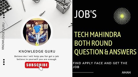 #tech #mahindra #hiring #interview #question #answers  #job #newvideo #jobsearch #jobvacancy