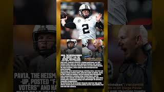 why diego pavia is trending after heisman