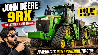 John Deere 9RX: The Beast Tractor ThatDominates American Farms! 🚜🔥 #johndeere #jondeer9rx