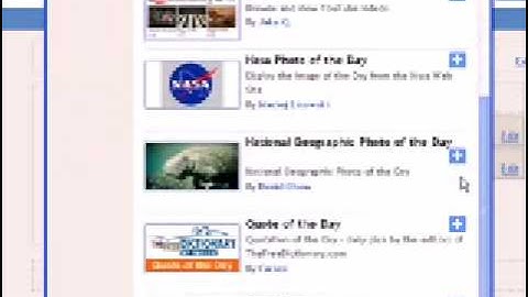 Adding a Google Gadget to your blog