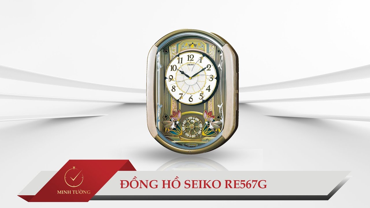 Montre Musicale SEIKO RE567G à Mélodie - Fleur Rose - Fabriquée Au Japon - Neuf Sous Emballage