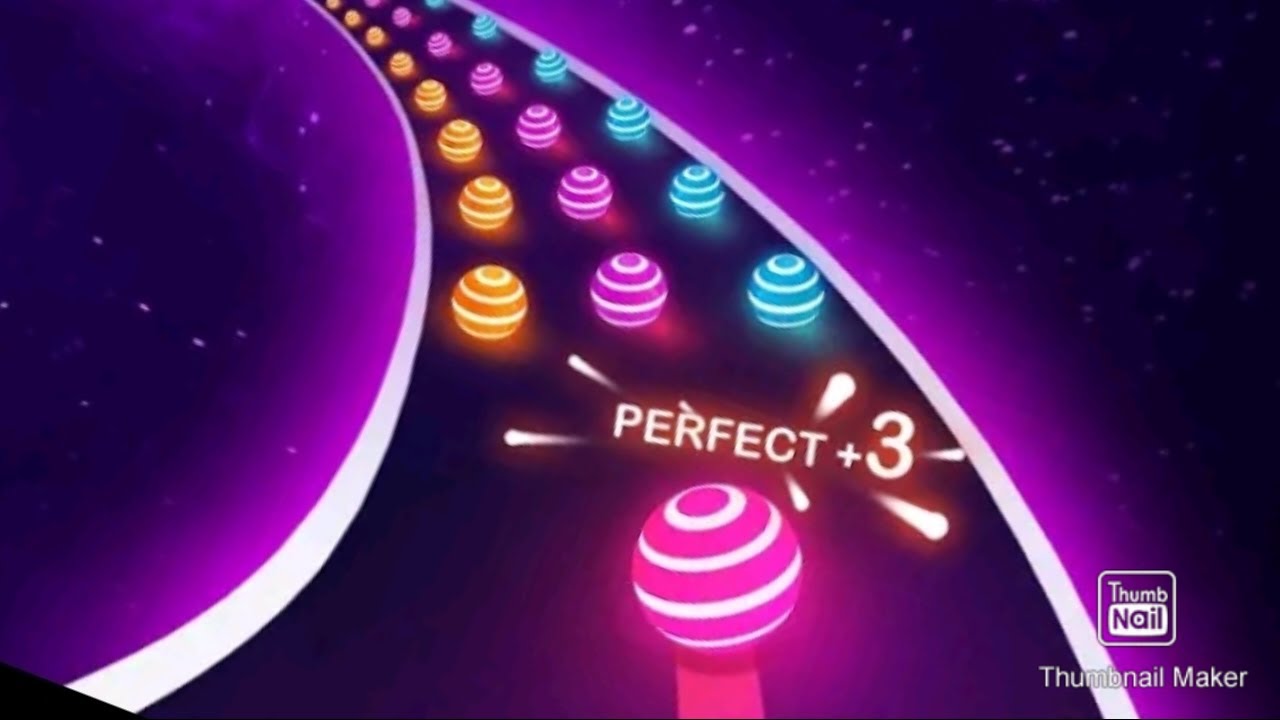 Dancing Road : Color ball Run...!