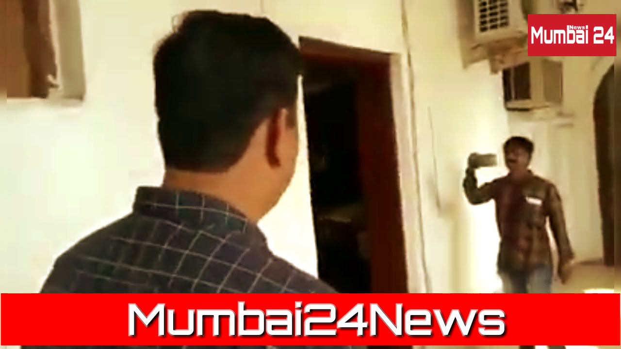 MNS Sandeep Deshpande attacks BMC Office | Mumbai | 2018