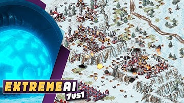 What Happens When You Use Chronosphere Against 7 EXTREME Ai in Red Alert 2