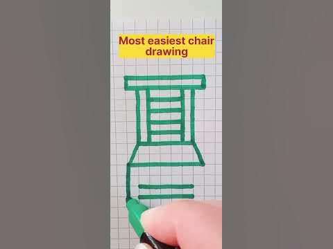 How to draw a chair || Easy chair tutorial - YouTube