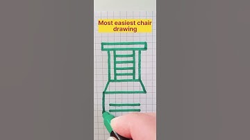 How to draw a chair || Easy chair tutorial