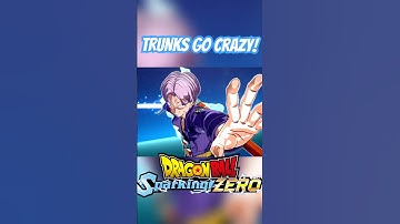 Future Trunks is AMAZING on DBZ SPARKING ZERO 🔥 #dbz #shorts #sparkingzero