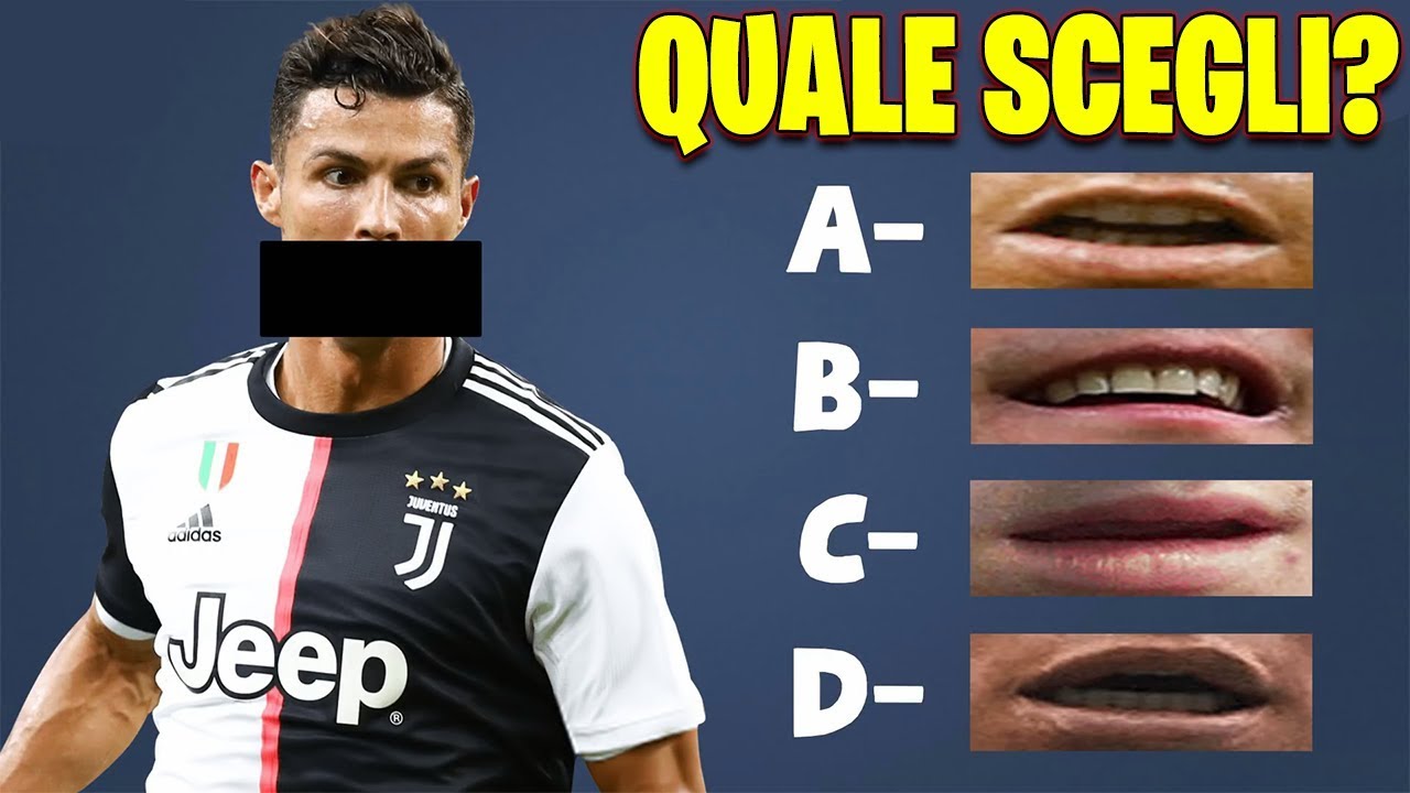 Riesci ad INDOVINARE la Bocca del Calciatore in Foto? Quiz di Calcio 2020 YouTube Riesci ad INDOVINARE la Bocca del Calciatore in Foto? Quiz di Calcio 2020 YouTube