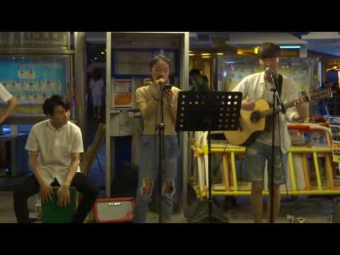 盛夏的舞 (Cover by Him x Sum) @尖沙咀碼頭Busking 2018.06.02