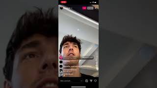 Bryce Hall poops his pants on Instagram live!