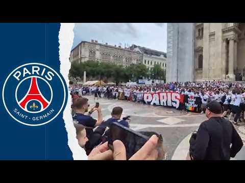 PSG Fans Take Over Budapest Before the Champions League Final vs Arsenal | Incredible Atmosphere
