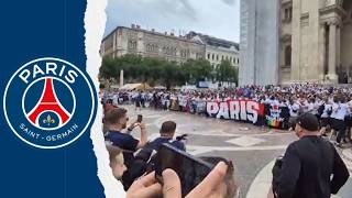 PSG Fans Take Over Budapest Before the Champions League Final vs Arsenal | Incredible Atmosphere