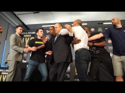 Bellator NYC: Chael Sonnen and Wanderlei Silva GET HEATED!