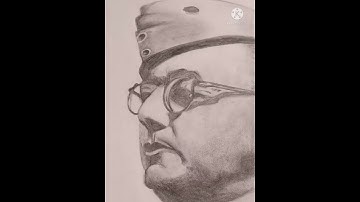 Drawing of Netaji Subhash Chandra Bose🇮🇳#drawing #netaji